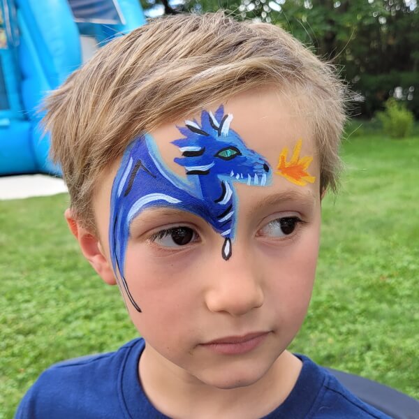 Face painting example 14 by Magic Dave's team