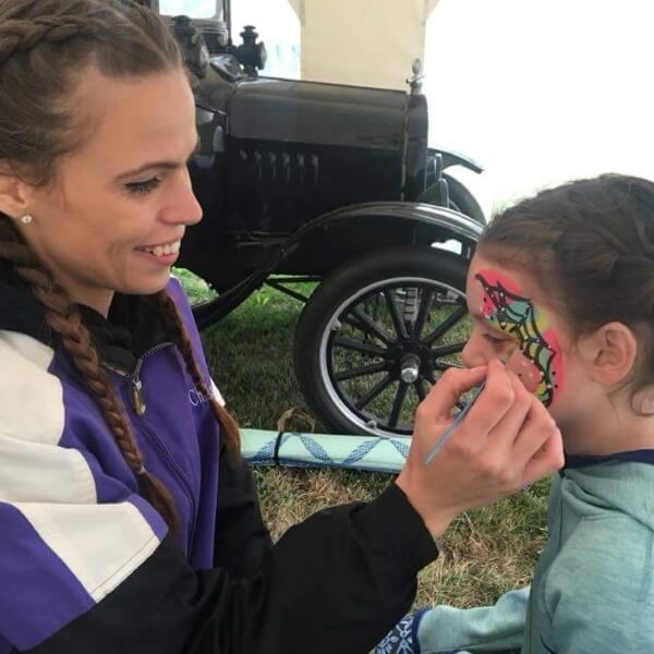 Face painting example 21 by Magic Dave's team