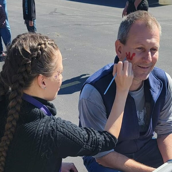Face painting example 24 by Magic Dave's team