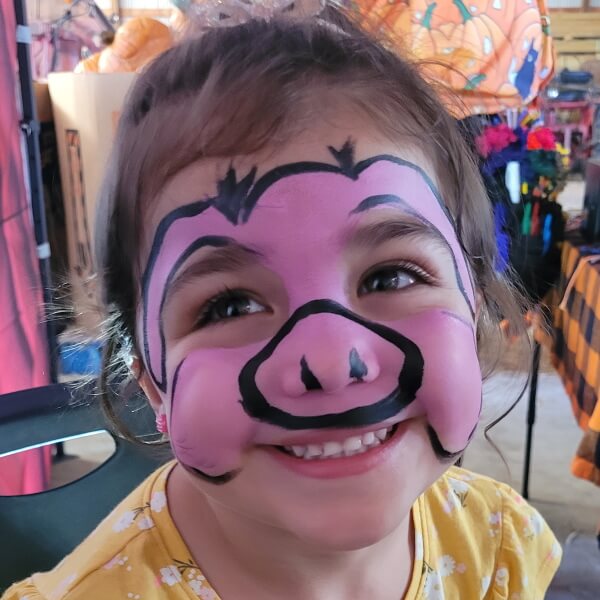 Face painting example 3 by Magic Dave's team