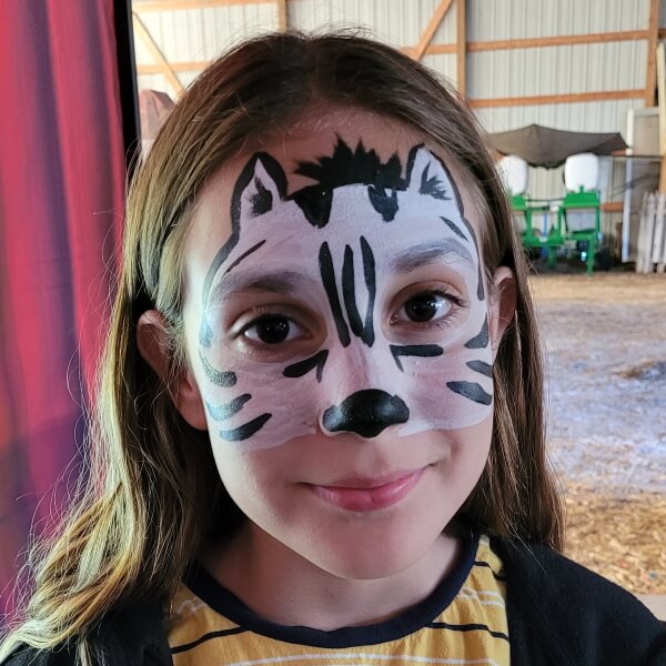 Face painting example 5 by Magic Dave's team