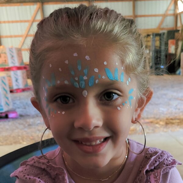 Face painting example 7 by Magic Dave's team